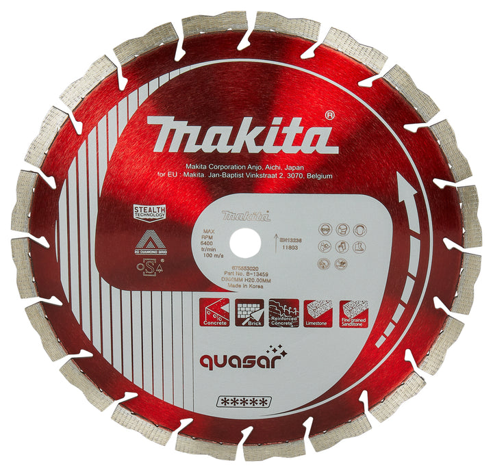 Makita diamantschijf 300x20x3,0mm rood 3DDG Segment