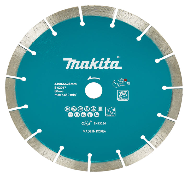 Makita diamantschijf 230x22,23x2,4mm