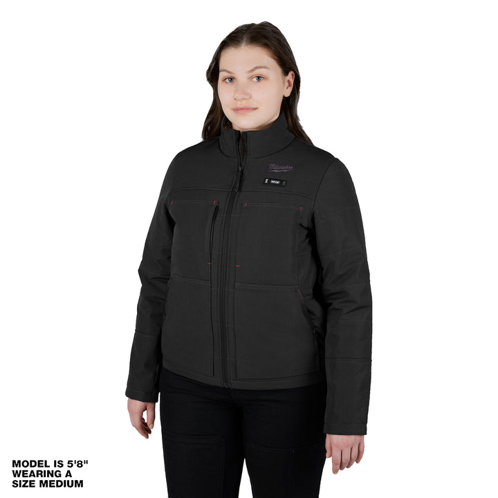 M12 heated puffer jack dames zwart XL - 1 stuk